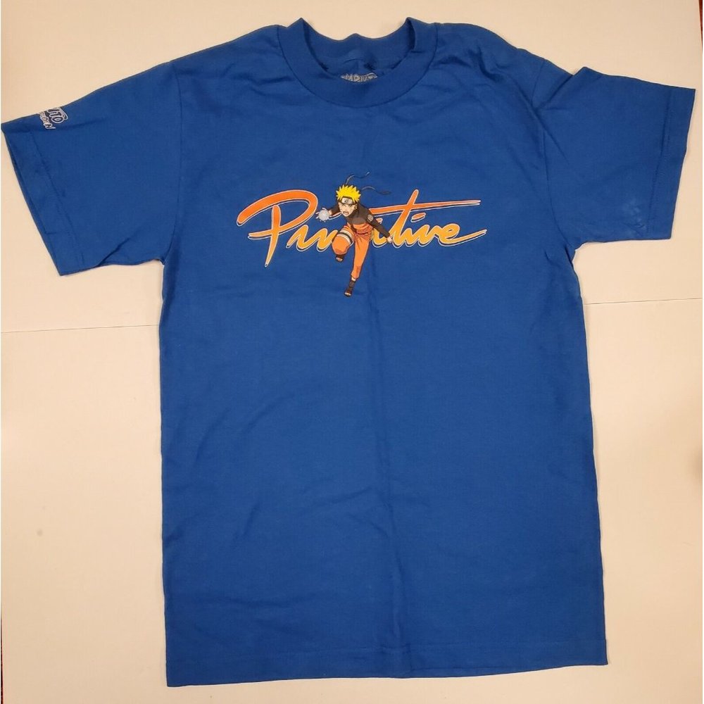 Primitive Skate x Naruto Nuevo T-Shirt Blue - Size Small - Nice